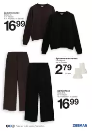 Zeeman Prospekt Seite 17: Damensweater €16,99, Spitzenmanschetten €2,79