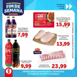 Folheto Shibata Supermercados Página 2: Energético Baly €9,99, Suco maguary seleção uva e maçã €7,99
