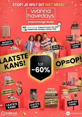 Wehkamp | Wannahave Days (geldig t/m 4-10)