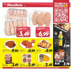 Volantino Iper Super Conveniente settimana 39 Pagina 15: Costine in salsa barbecue €6,99, Amadori Hamburger di tacchino €2,49