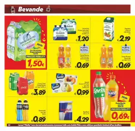 Volantino Iper Super Conveniente settimana 39 Pagina 22: Fonte Buona Thè limone/pesca/verde €0,69