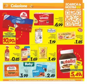 Volantino Iper Super Conveniente settimana 39 Pagina 27: Buoni di Forno Fette biscottate classiche €1,85, Nutella €5,49