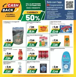 Volantino Coop famiglia cooperativa Pagina 2: Bagnodoccia Dermoprotettivo Bionsen €1,49, After Shave Original Denim €2,42