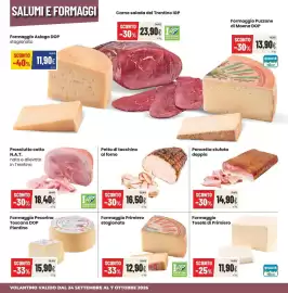 Volantino Coop famiglia cooperativa Pagina 4: Formaggio Primiero stagionato €12,90, Pettro di tacchino al forno €16,50