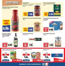 Volantino Coop famiglia cooperativa Pagina 9: Filetti di Tonno Rio Mare €3,59, Senape classica Orco €1,19