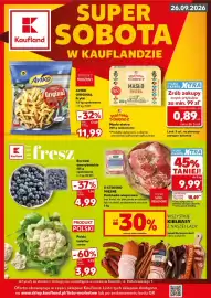 Kaufland gazetka Strona 1: Masło ekstra Stąd Takie Dobre! €0,89, Frytki Aviko Original €11,99