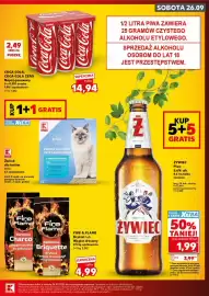 Kaufland gazetka Strona 3: Napój gazowany Coca-Cola 6-pak €14,94, Piwo Żywiec 5,6% €1,99
