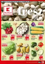Kaufland gazetka Strona 4: Sałata lodowa polska €3,99, Kukurydza polska €5,49