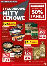 Kaufland gazetka Strona 8: Lody Manhattan Coffee & Cream €11,99, Kawa rozpuszczalna Jacobs Krönung €26,99