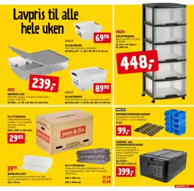 Jem & fix kundeavis uke 40 Side 13: Prize oppbevaringskasser €99,00, Termod- og transportkasse €399,00