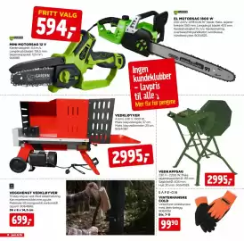 Jem & fix kundeavis uke 40 Side 14: Vedkløyver €2.995,00, Vedkappsag €2.995,00