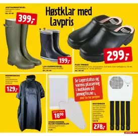 Jem & fix kundeavis uke 40 Side 17: Regnponcho €129,00, Jaktgummistøvel €399,00
