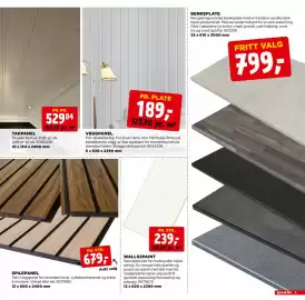 Jem & fix kundeavis uke 40 Side 3: Takpanel €529,84, Veggpanel €189,00