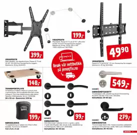 Jem & fix kundeavis uke 40 Side 7: Nøkkelboks €199,00, Homeit dørhåndtaksett €549,00