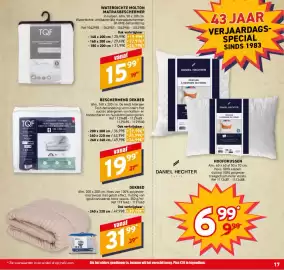 Trafic folder Pagina 17: Dekbed €31,99, Beschermend dekbed €19,99
