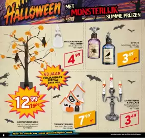 Trafic folder Pagina 8: Gif-fles €3,49, Lichtgevende kandelaar €3,49