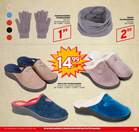 Trafic folder Pagina 16: Snood volwassenen €2,99, Handschoenen volwassenen €1,99