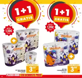 Trafic folder Pagina 4: Set van 4 rollen toilet papier €3,00