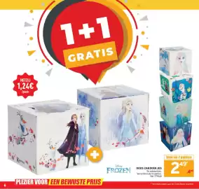 Trafic folder Pagina 6: HETZIJ 1,24€ /pack 6 KARTIKA 1+1 GRATIS CAL + PLEZIER VOOR EEN BEWUSTE PRIJS K DISNEY FROZEN DOOS