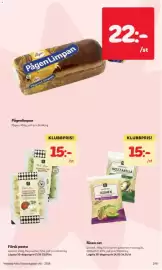 Hemköp reklamblad vecka 40 Sida 2: Garant färsk pasta €15,00, Pågen limpan €22,00