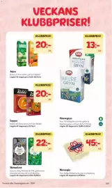 Hemköp reklamblad vecka 40 Sida 3: Kelda soppa €20,00, Axa havregryn €13,00