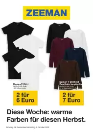 Zeeman Prospekt woche 39 Seite 1