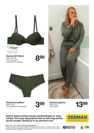Zeeman folder week 39 Pagina 32: Dames BH Demi €8,99, Dames brazillian €3,99