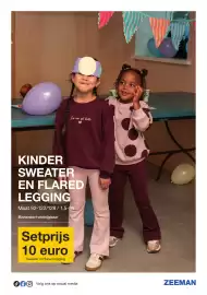 Zeeman folder week 39 Pagina 11: Kinder sweater en flared legging €10,00
