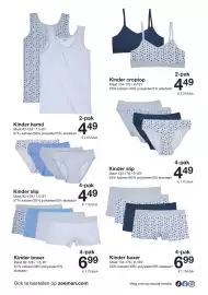 Zeeman folder week 39 Pagina 29: Kinder boxer €6,99, Kinder slip €4,49