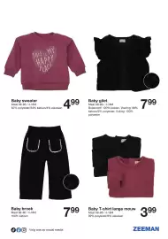 Zeeman folder week 39 Pagina 5: Baby broek €7,99, Baby gilet €7,99
