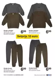 Zeeman folder week 39 Pagina 8: Kinder sweater €6,99, Kinder broek €6,99