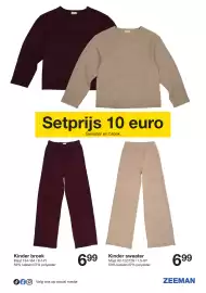 Zeeman folder week 39 Pagina 9: Kinder broek €6,99, Kinder sweater €6,99