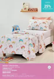 Catálogo Avon Página 63: Sabanas 1 plaza arcoris €59.000,00