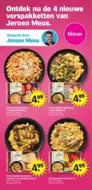Albert Heijn folder week 40 Pagina 4: Ontdek nu de 4 nieuwe verspakketten van Jeroen Meus. Bedacht door Jeroen Meus Nieuw ]ㄋ