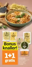 Albert Heijn folder week 40 Pagina 6: 6 PASTA VARIATIE gemade Kalis Gnocchi 2 MINUTEN on VERSE PASTA gemaake i Spaghetti