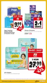 Jumbo folder week 40 Pagina 27: Page Compleet Schoon 24-pak, Kussenzacht 18-pak of Sensitive 16-pak €9,99