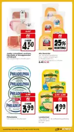 Jumbo folder week 40 Pagina 7: Jumbo cornedbeef, yorkham, kiprollade of drooggezouten ontbijtspek €4,50, Leerdammer €1,99
