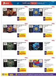 Abu Dhabi Coop leaflet Page 8: Z أحكووب | ADCOOP 65" SQC-MAILED TCL 65" TECH DEALS عروض التقنية 98" QD-MINILED TCL 65" 4K