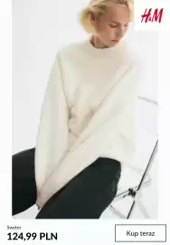 H&M gazetka tydzień 39 Strona 2: Sweter H & M €124,99