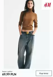 H&M gazetka tydzień 39 Strona 3: Sweter z golfem H & M €69,99