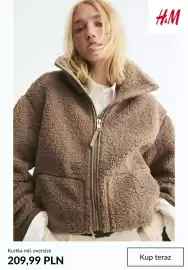 H&M gazetka tydzień 39 Strona 7: Kurtka miś oversize H & M €209,99