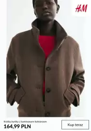 H&M gazetka tydzień 39 Strona 9: Krótka kurtka z kominowym kołnierzem H & M €164,99
