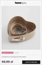 Home&You gazetka Strona 9: Komplet form do pieczenia Kalup hearts home & you €69,99