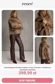 Renee magazyn Strona 3: Jasnobrązowa kurtka futerko o kroju oversize z ozdobnym kołnierzem Monella Renee €299,99