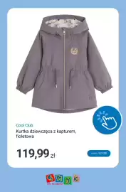 Smyk gazetka Strona 4: Kurtka dziewczęca z kapturem fioletowa Cool Club €119,99