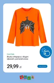 Smyk gazetka Strona 5: Bluzka chłopięca z długim rękawem pomarańczowa Cool Club €29,99