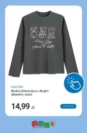 Smyk gazetka Strona 8: Bluzka dziewczęca z długim rękawem szara Cool Club €14,99