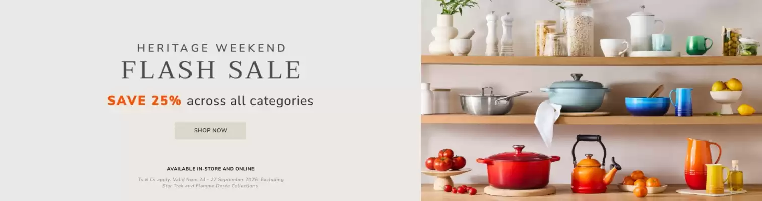 Le Creuset (valid until 27-09)