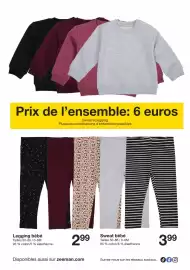 Catalogue Zeeman page 2: ZEEMAN Prix de l'ensemble: 6 euros Sweat et legging Plusieurs combinaisons d'ensembles possibles