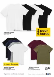 Catalogue Zeeman page 21: ZERMAN Tee-shirt homme €6,00, ZEEMAN Tee-shirt homme €5,49
